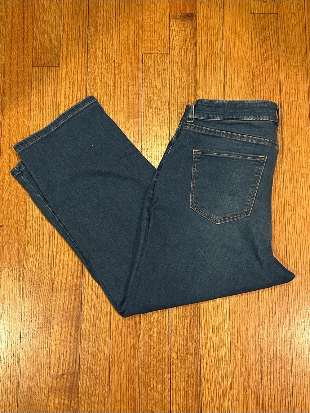 croft & barrow Dark Blue Cropped Ankle Jeans